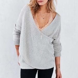 Kimchi Blue wrap sweater
